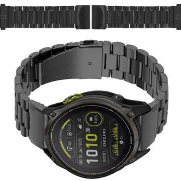 Kovový řemínek na hodinky Bizon, QuickFit 26 mm pro chytré hodinky, ocelový