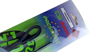 Антенна CB President Virginia F без настройки