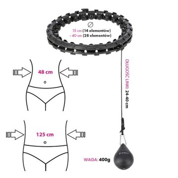 HHW12 PLUS SIZE HULA HOP ЧЕРНЫЙ С ОРЕХАМИ И ГРУППОЙ HMS