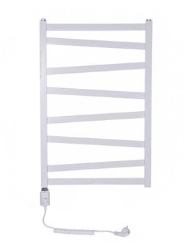 Grzejnik łazienkowy elektryczny 300W INOX BIAŁY