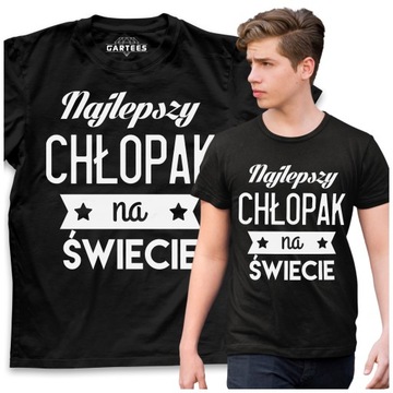 KOSZULKA MĘSKA NAJLEPSZY CHŁOPAK NA ŚWIECIE TSHIRT