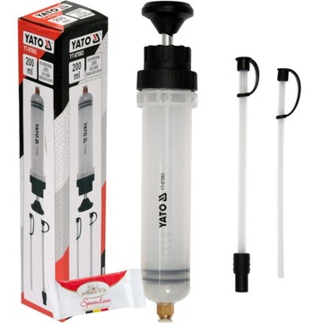 YATO ODSYSARKA/STRZYKAWKA RĘCZNA DO PŁYNÓW EKSPLOATACYJNYCH 200ML YT-07083