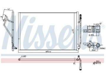 KONDENZÁTOR KLIMATIZACE TŘÍDA S W221 4.0-5.5 05-13 C216 4.7 5.5 06-13
