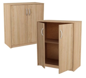 Komoda JULIA 50cm Sonoma 2 Pojemne Półki Szafka Półka