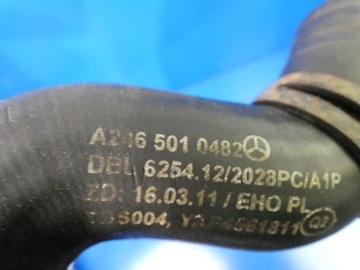 MERCEDES A TŘÍDA W176 W246 1.8 CDI WAZ PŘÍVOD VODY