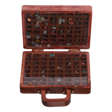 STONE ORGANIZER ROCK MINERAL WALIZKA EKSPOZYCYJNA