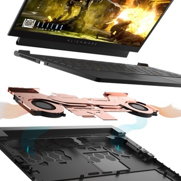 Игровой компьютер Dell Alienware M15 | Райзен7 5800H | 16 ГБ | 512 SSD | RTX3050Ti