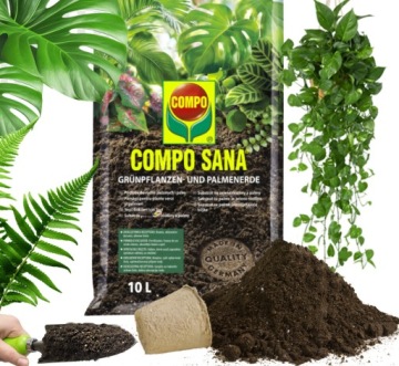 СУБСТРАТ ДЛЯ РАСТЕНИЙ И ПАЛЬМОВЫХ ЦВЕТОВ УНИВЕРСАЛЬНАЯ ПОЧВА С КОМПО-УДОБРЕНИЯМИ 10л