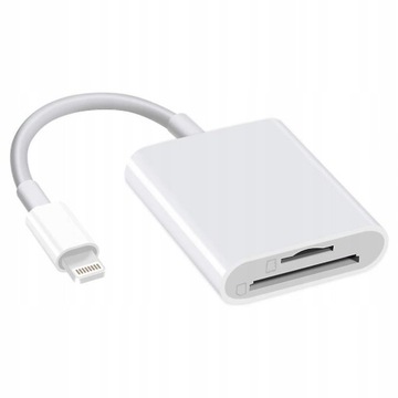Устройство чтения карт SD, совместимое с Iphone/ipad (белое)