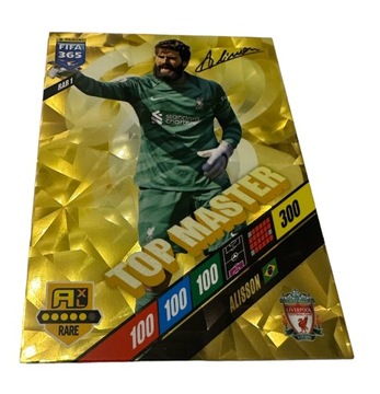 FIFA 365 2024 PANINI - TOP MASTER ALISSON RAR 1