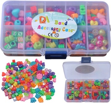 Zawieszki Koraliki do Bransoletek Loom Bands