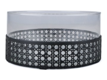 WAZON SZKLANY płaski śr. 20cm