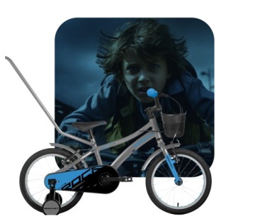 Детский велосипед 14 дюймов TABOU ROCKET LITE ALUMINIUM MEGA LIGHT 6 кг