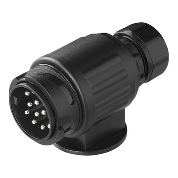 ВИЛКА 13-контактная вилка для прицепа, тип Jaeger, короткая