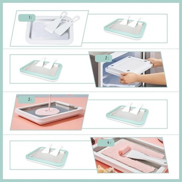 MINI MASZYNA DO LODÓW TAJSKICH MASZYNKA DO ROBIENIA LODÓW ICE CREAM MAKER