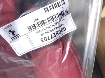 FERRARI PORTOFINO SEDADLO ČALOUNĚNÍ KŮŽE ČERVENÁ