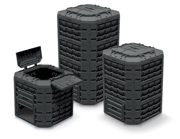 Компостер Compogreen Vario-черный 950 литров Черный Новый