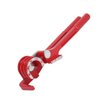 Miniaturowa giętarka do rur ze stopu aluminium, czerwona, 3 w 1, 6 mm, 8 mm, 10 mm, ręczna, do gięcia rur