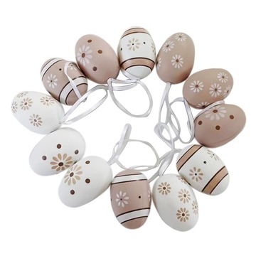 12 sztuk pisanki Ozdoba wielkanocna Ozdoba w kształcie drzewa Fałszywe jajko w stylu A