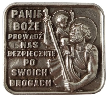 ŚWIĘTY KRZYSZTOF DLA KIEROWCÓW WIZERUNEK DO AUTA