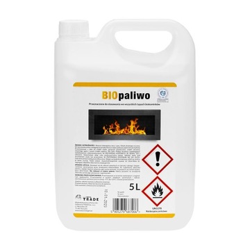 BIOPALIWO BIOETANOL DO BIOKOMINKA NEUTRALNE 5L