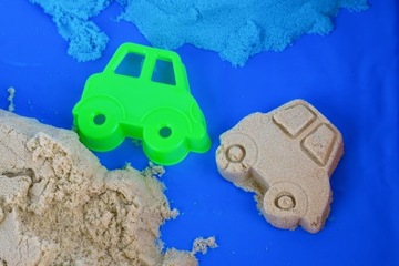 НАБОР CREATIVE кинетического песка 3 кг XL формы для бассейна кинетическая песочница