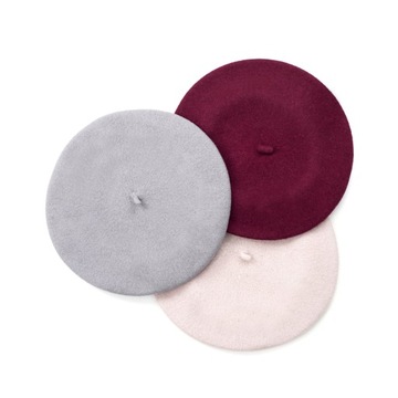 Сумасшедший классический БЕРЕТ унисекс из ШЕРСТИ cz17472-5