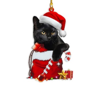 Рождественское акриловое плоское акриловое украшение