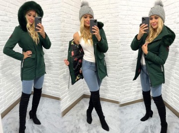 ФЕНОМЕНАЛЬНАЯ ЗИМНЯЯ ПАРКА, ТЕПЛАЯ КУРТКА, КАПЮШОН, 3XL