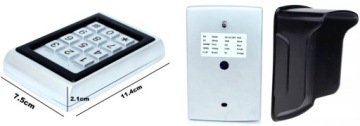 Металлический кодовый замок со считывателем RFID
