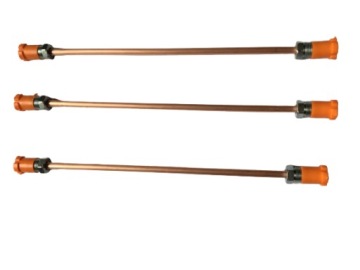 PRZEWÓD HAMULCOWY MIEDZIANY RURKA 50cm +KOŃCÓWKI