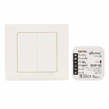 Zestaw sterowania bezprzewodowego RZB-04 ZAMEL ( ROP-02 + RNK-04 ) Zamel