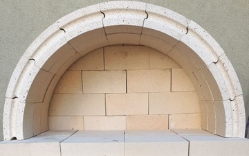 Piec chlebowy kliny łuki szamotowe 63cm