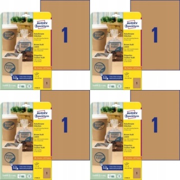 Экологические этикетки Avery 210x297 мм L7109-25