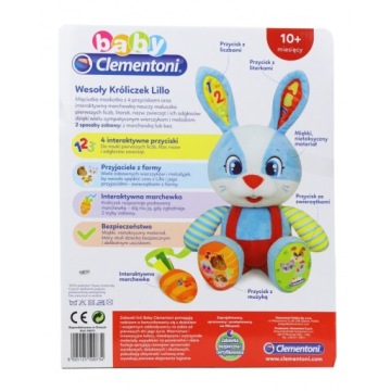 Интерактивный кролик Lilo Clementoni 50073