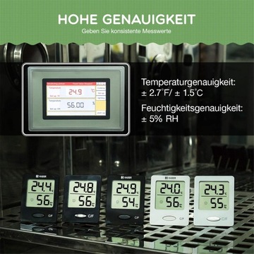 Внутренний термометр с индикатором влаги