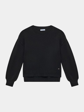 Mayoral Sweter 367 Czarny Regular Fit
