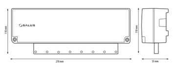 ПЛАТА КОНТРОЛЛЕРА SALUS CB500 + МОДУЛЬ НАСОСА КОТЛА — НОВАЯ ВЕРСИЯ KL06 KL08NSB