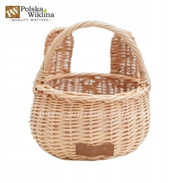 ПАСХАЛЬНАЯ КОРЗИНКА, МИШКА, ПЛЕТЕННАЯ КОРЗИНА С УШАМИ ДЛЯ ПОКОЛЕНИЯ, 15 СМ НАТУРАЛЬНЫЙ