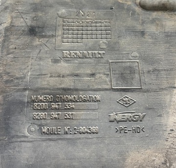 NÁDRŽ PALIVA MASTER IV III 3 4 20R 8200947534