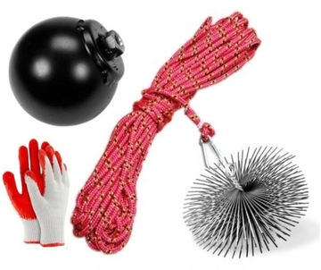 КОМПЛЕКТ ДЛЯ ЧИСТКИ ДЫМОХОДА, ПЛАСТИНЫ 15М