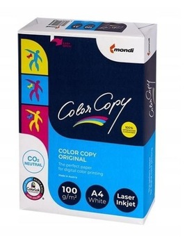 Papier ksero Color Copy A4, 100g/m2, satynowy, 500