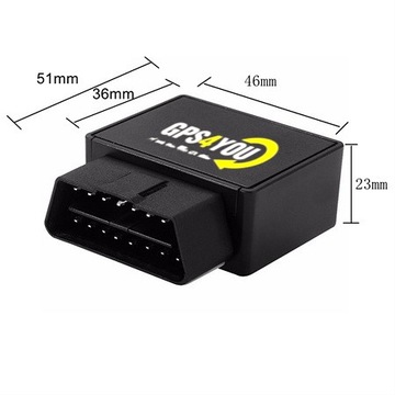 GPS-локатор GPS4YOU OBD для сервера SIM-карты автомобиля PL без подписки