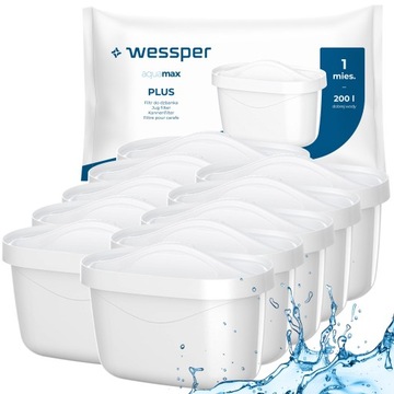 Filtry do dzbanek Brita Marella XL Elemaris Style - 10x wkłady Wessper