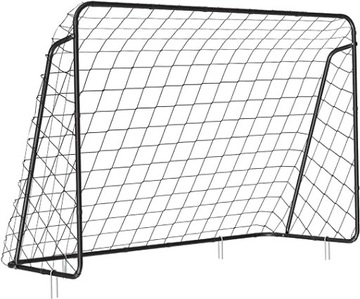 BRAMKA PIŁKARSKA METALOWA DLA DZIECI DO PIŁKI NOŻNEJ 215X150 CM TRENINGOWA