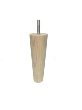 NÓŻKI MEBLOWE DREWNIANE TOCZONE ŚRUBA 150MM SUROWE