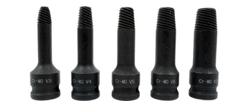 VERKE V86483 ЭКСТРАКТОРЫ ДЛЯ СЛОМАННЫХ ШТИФТОВ 3/8''