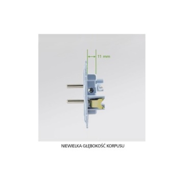 SIMON 10 ОДИНАРНАЯ РОЗЕТКА С Z/U-ШТЫРЕМ ДЛЯ БЕЛОЙ РАМКИ