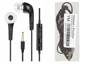 ORYGINALNE SŁUCHAWKI DOKANAŁOWE SAMSUNG EHS64 3.5mm TELEFON TABLET LAPTOP