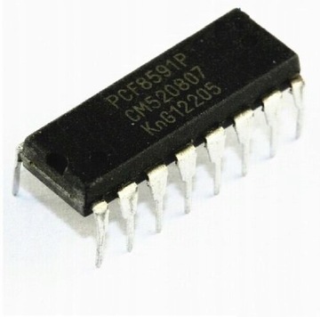 10 PCS PCF8591P DIP-16 IC 8-bit A/D and D/A